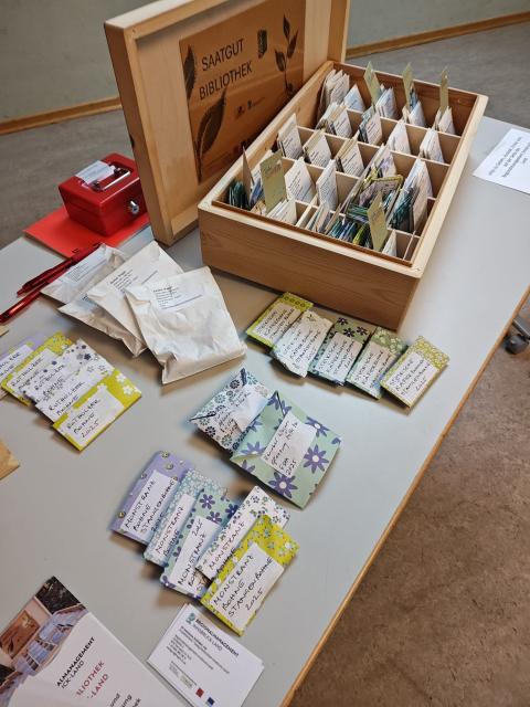 Samentütchen und die Saatgutbox